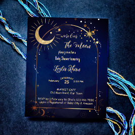 Budget Über den Mond Sternennacht Baby Duwer invi