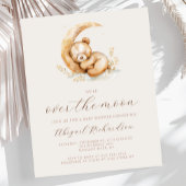 Budget über der Moon Boho Teddy Bear Babydusche