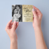 Budget Überraschung 50 Jahre Jubiläum mit Foto Ein Flyer (Gruppe)