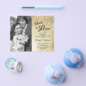 Budget Überraschung 50 Jahre Jubiläum mit Foto Ein Flyer (Einzeln)