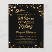 Budget Überraschung Geburtstag 80 JAHRE IM MAKING (Vorderseite)