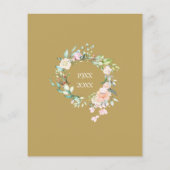 Budget Überraschung Party 50 Jahre Einladung (Rückseite)