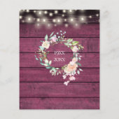 Budget Überraschung Party 50 Jahre Jahrestag Rusti (Rückseite)