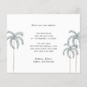 Budget Umzug nach Florida Palm Trees Neue Adresska (Rückseite)