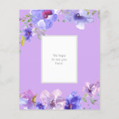 Budget Unicorn Girl Lila Birthday Party (Rückseite)