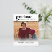 Budget Unique Grad 2 Foto Abschluss Ankündigung (Stehend Vorderseite)