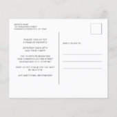 Budget Unique Grad Navy Blue 4 Foto Abschluss (Rückseite)