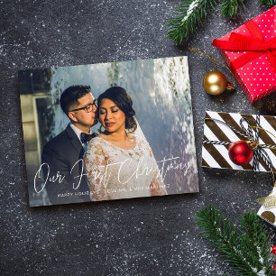 Budget Unser erster Weihnachts-Foto-Flyer Flyer