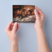 Budget Unser erstes Weihnachtsbüffel Karo Foto Flyer (Gruppe)