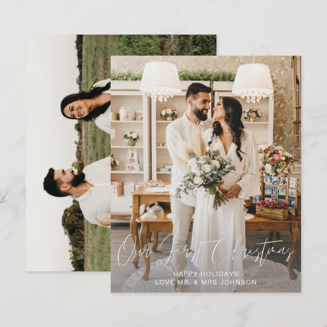 Budget Unser erstes Weihnachtslied & H Zwei Fotos (Vorne/Hinten)