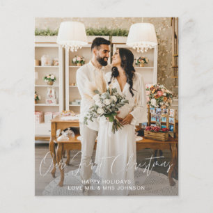 Budget Unser erstes Weihnachtslied & H Zwei Fotos Flyer