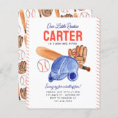 Budget Unser kleines Rookie Helmet Baseball Geburt (Vorne/Hinten)