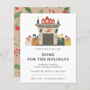 Budget Urlaub Feuerplatz Weve Moving Holiday Card