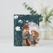 BUDGET Urlaub Winter Botanisches Foto Personalisie (Stehend Vorderseite)