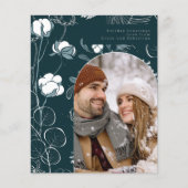 BUDGET Urlaub Winter Botanisches Foto Personalisie (Vorderseite)