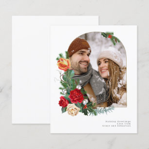 BUDGET Urlaub Winter Botanisches Foto Personalisie