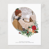 BUDGET Urlaub Winter Botanisches Foto Personalisie (Vorderseite)