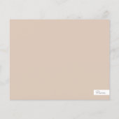 BUDGET Urlaub Winter Botanisches Foto Personalisie (Rückseite)