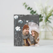 BUDGET Urlaub Winter Botanisches Foto Personalisie (Stehend Vorderseite)