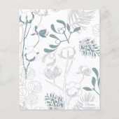 BUDGET Urlaub Winter Botanisches Foto Personalisie (Rückseite)