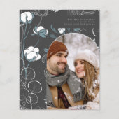 BUDGET Urlaub Winter Botanisches Foto Personalisie (Vorderseite)