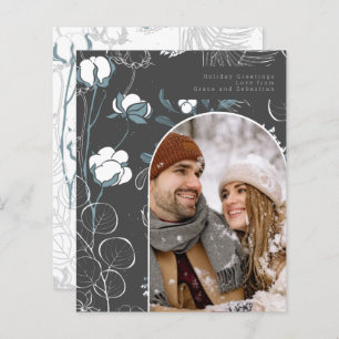 BUDGET Urlaub Winter Botanisches Foto Personalisie