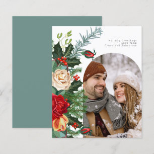 BUDGET Urlaub Winter Botanisches Foto Personalisie