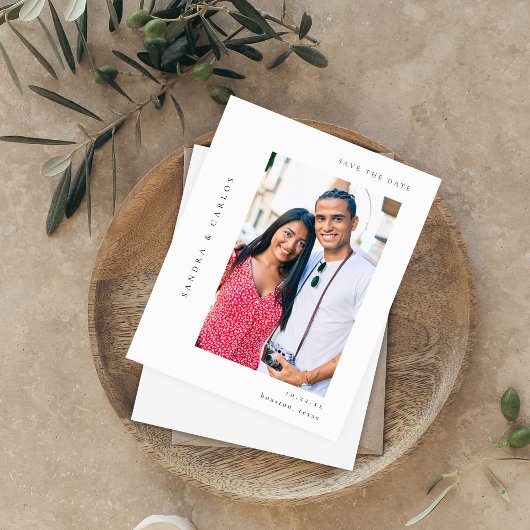 Budget V MOD 2 Einfaches Foto Save the Date