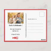 BUDGET Vatertag Foto Crawfish Boil Einladung Postkarte (Rückseite)