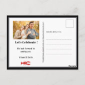 BUDGET VATHER'S DAY Foto Crawfish Boil Einladung Postkarte (Rückseite)