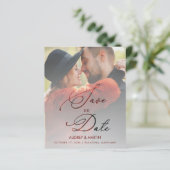 Budget Vellum Gradient Transparent Overlay Photo (Stehend Vorderseite)