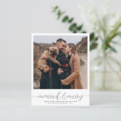 Budget Verheiratet & Frohe Weihnachtsfeiertage Fot (Stehend Vorderseite)