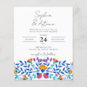 Budget Vibranican Floral Fiesta Wedding (Vorderseite)