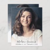 Budget Vielen Dank Beerdigung Foto Beileid Trauerk (Vorne/Hinten)