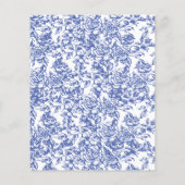 Budget Viktorianisch etwas Blauer Aufruf (Rückseite)