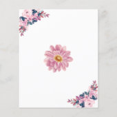 Budget Vino vor Vows Bridal Dusche Einladung (Rückseite)