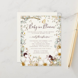 Budget Vintag Bunnies Baby in Bloom Cream laden