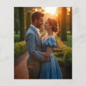 Budget Vintag Regency Wappen Hochzeitseinladung (Rückseite)