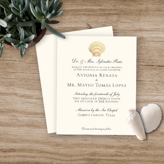 BUDGET Vintag Scallop Single Seashell Wedding