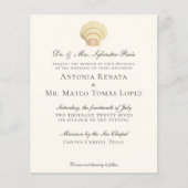 BUDGET Vintag Scallop Single Seashell Wedding (Vorderseite)