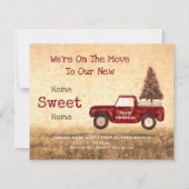 Budget Vintage Christmas Red Truck Zuhause Sweet Z (Vorderseite)