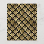 Budget Vintage Deko-Black-Gold-Hochzeit der 1920er (Rückseite)