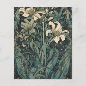 Budget Vintage Floral Art Nouveau Hochzeit (Rückseite)
