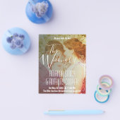 Budget Vintages Foto Hochzeit Flyer (Einzeln)