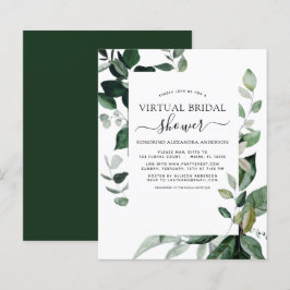 Budget Virtual Brautparty Greenery