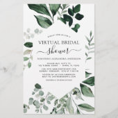 Budget Virtual Brautparty Greenery (Vorderseite)