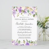 Budget Virtual Brautparty Lila Grünflächen (Stehend Vorderseite)