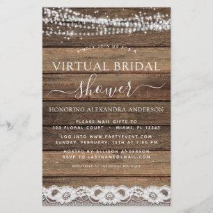 Budget Virtual Brautparty Rustikale Bauernstube