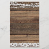 Budget Virtual Brautparty Rustikale Bauernstube (Rückseite)