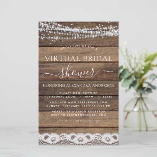 Budget Virtual Brautparty Rustikale Bauernstube (Stehend Vorderseite)